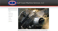 Desktop Screenshot of gulfcoastmachineservices.com